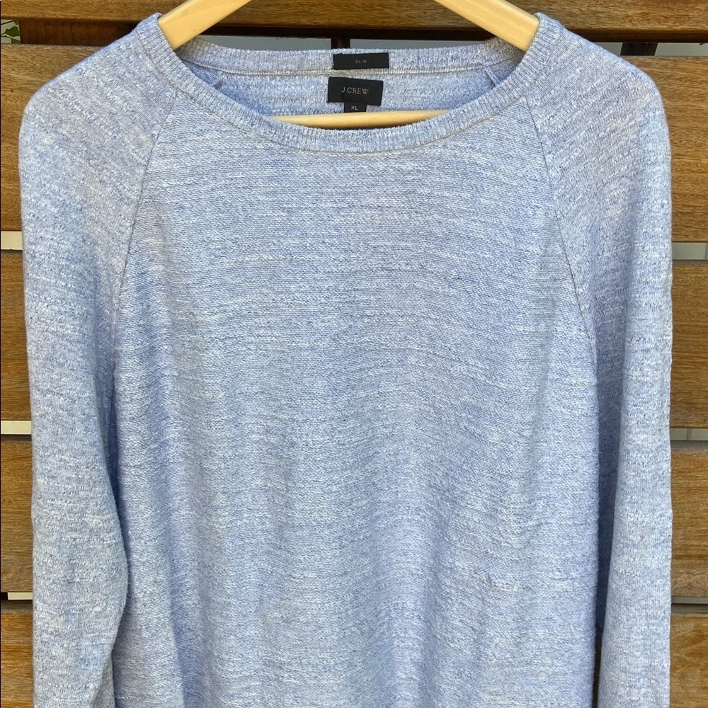 Men’s J.Crew Cotton Slub Sweatshirt Slim XL